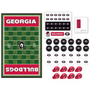 Georgia Bulldogs Checkers Board Game