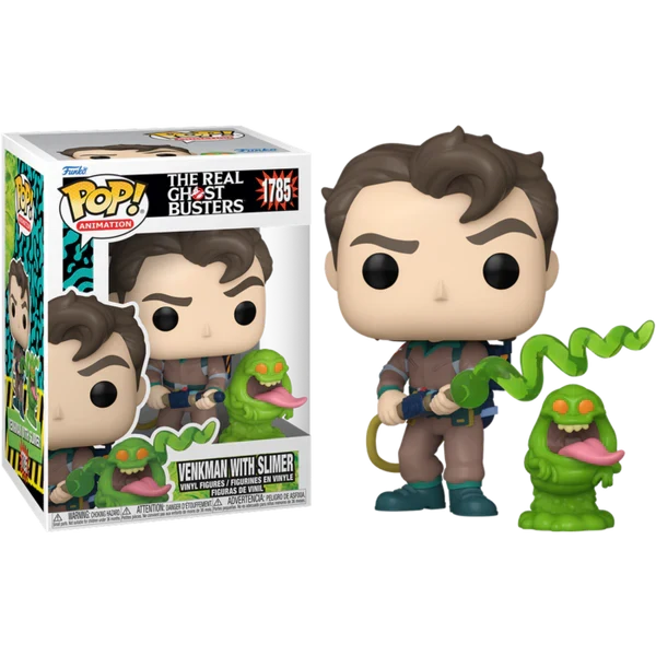 Funko POP! Movies: The Real Ghostbusters - Venkman with Slimer 1785