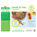 Sesame Street - Heads & Toes Matching Jigsaw Puzzles