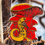 The Traveling Viellest | Red Eft Newt Enamel Pin