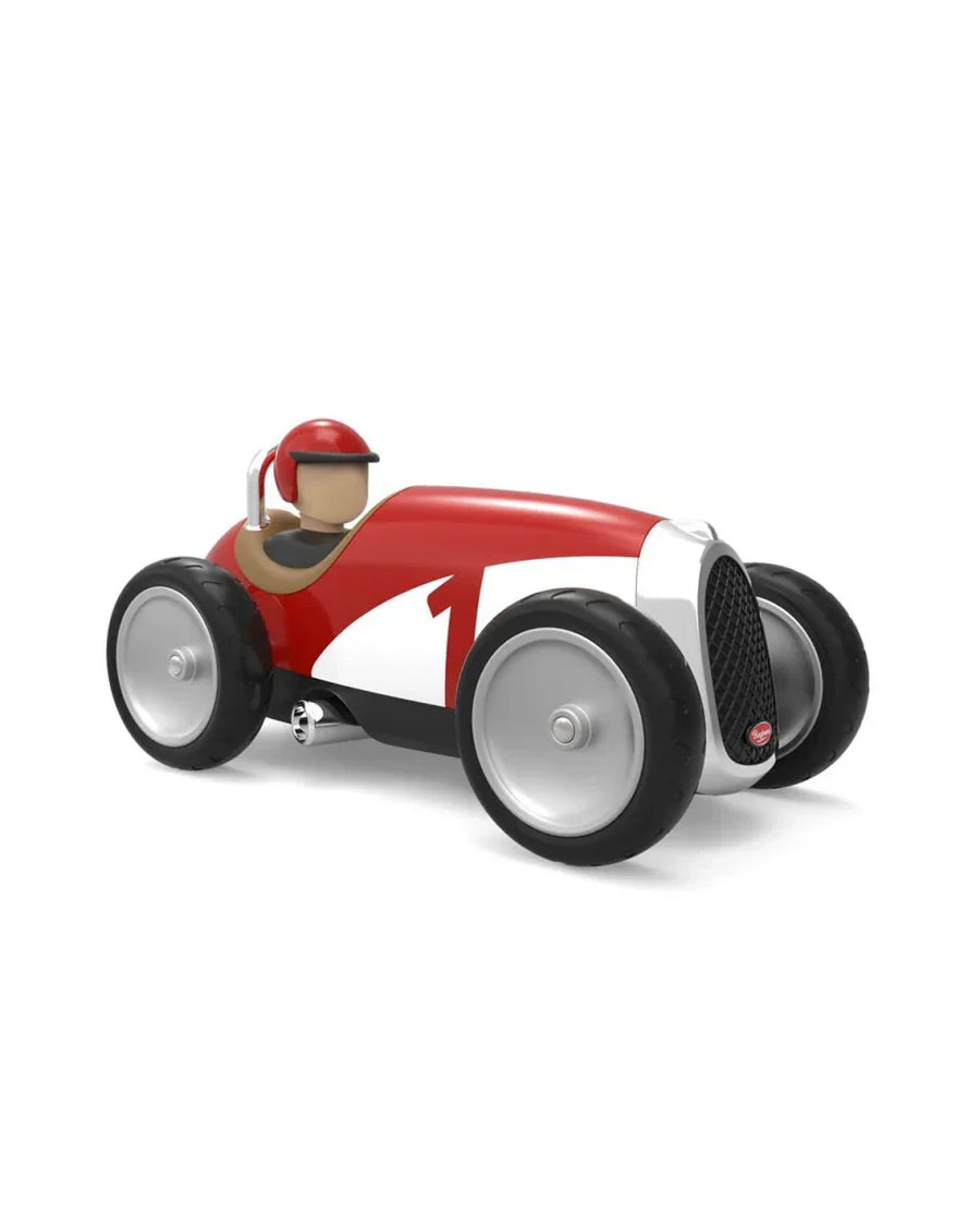 Vintage Open-Wheeled Racing Car Red