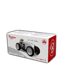 Vintage Open-Wheeled Racing Car Silver