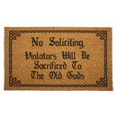 Violators Will Be Sacrificed Door Mat