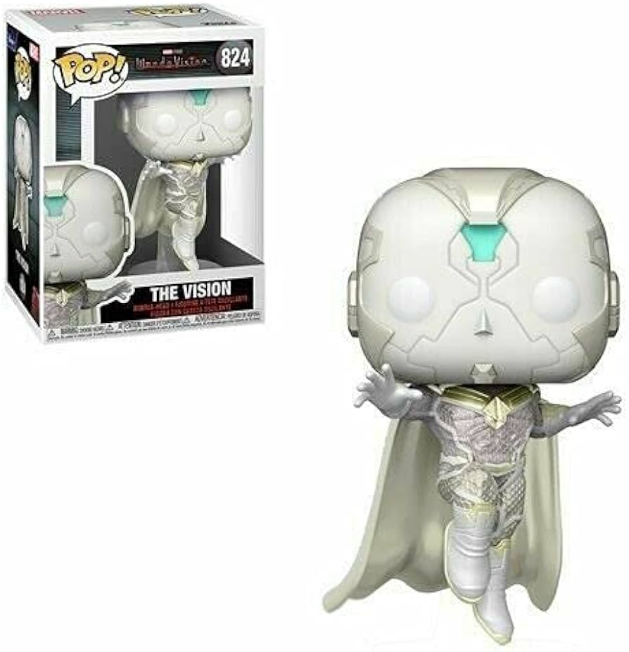 Funko POP! Marvel: WandaVision - The Vision 824 (STICKER RESIDUE ON PLASTIC)