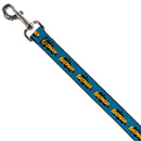 Dog Leash - Vintage Batman Logo Blue