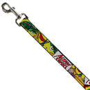 Dog Leash - Classic ACTION COMICS Issue #1 Cover Superman Lifting Car Stacked