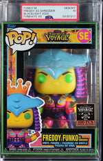 Pop! Originals: 2024 Funko Fundays - Freddy Funko as Shredder (Blacklight) LE100 [Graded PSA 10]