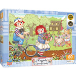 Raggedy Ann - Bike Ride 60 Piece Jigsaw Puzzle