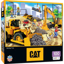 CAT - Building Time 100 Piece Jigsaw Puzzle