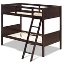 Twin Size Wooden Bunk Beds Convertible 2 Individual Beds