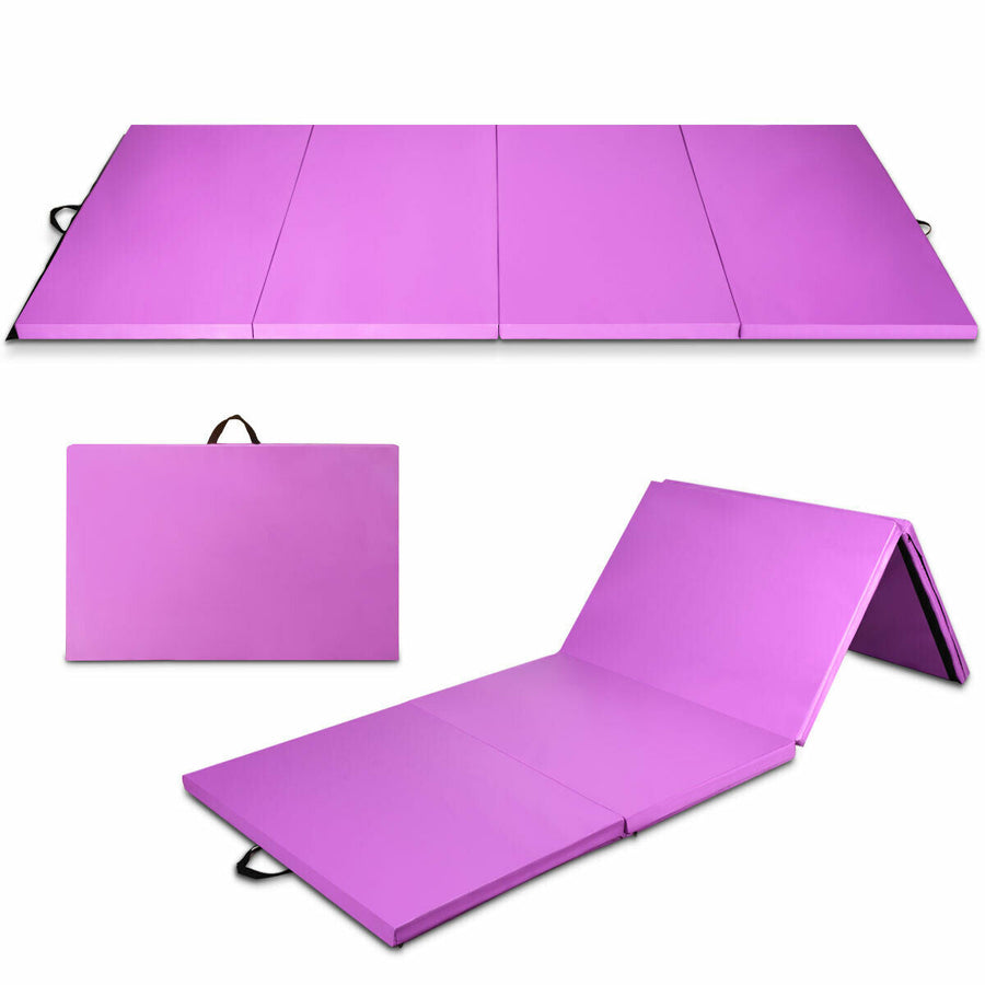 4 Feet x 10 Feet x 2 Inch Folding Gymnastics Tumbling Gym Mat