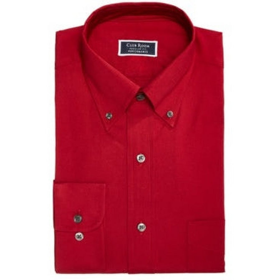 club room regular fit dress shirt $90 Club Room Men'S Regular Fit Gray Long-Sleeve Casual Dress Shirt 15.5 32/33 M