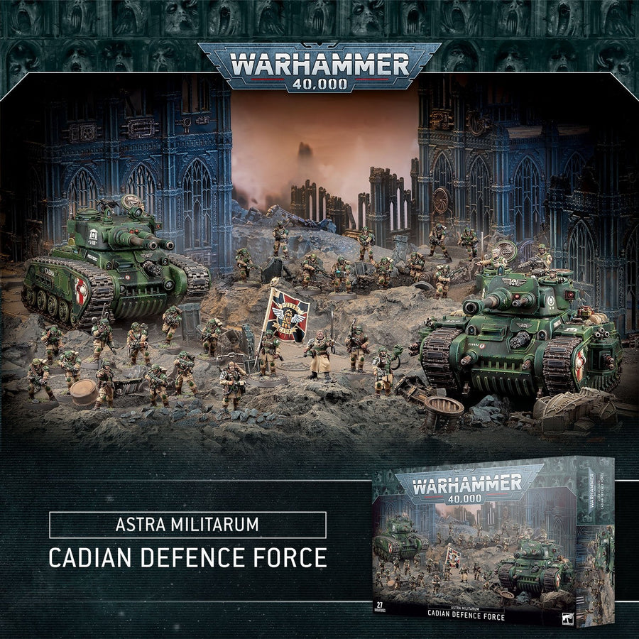 Warhammer 40k Astra Militarum: Cadian Defense Force