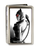 Business Card Holder - LARGE - Arkham City Catwoman Whip Pose FCG Grays Red