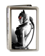 Business Card Holder - LARGE - Arkham City Catwoman Whip Pose FCG Grays Red