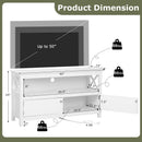 44 Inch Wooden Storage Cabinet TV Stand