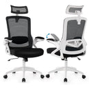 Adjustable Swivel Task Chair Ergonomic Office Chair with Adjustable Lumbar Support