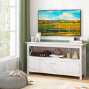 44 Inch Wooden Storage Cabinet TV Stand