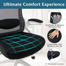 Adjustable Swivel Task Chair Ergonomic Office Chair with Adjustable Lumbar Support