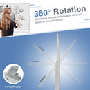 Rolling Double-Sided Magnetic Whiteboard on Wheels with Stand and Aluminum Alloy Frame