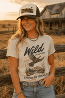 Wild by Nature Saved by Grace Graphic Tee