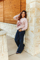 Wild West Cowgirl Graphic Sweatshirt