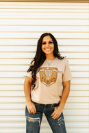 Wild West Steer Skull Graphic Tee