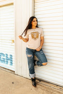 Wild West Steer Skull Graphic Tee