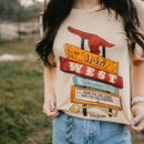 Wild West Welcomes You Marquee Graphic T-shirt