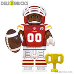 Kansas City Chiefs NFL Football Teams Lego Minifigures Custom Toys