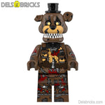 Five Nights At Freddys Nightmare Freddy Lego Minifigures custom toys