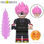Evil Goku Black Dragon Ball Z Best Lego Minifigures Custom Anime Toys