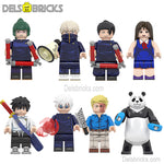 Jujutsu kaisen set of 8 Lego Anime Minifigures Custom Toys 2