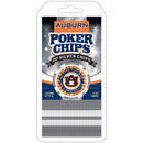 Auburn Tigers 20 Piece Poker Chips