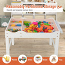 Wooden Kids Multi Activity Play Table with Storage Paper Roll
