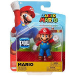 World of Nintendo 4" Action Figure - Mario with Pow Block