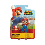 World of Nintendo 4" Action Figure - Mario with Super Mushroom