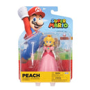 World of Nintendo 4" Action Figure - Princess Peach with umbrella