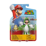 World of Nintendo Super Mario 4" Cat Luigi with Super Ball Action Figure