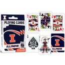 Illinois Fighting Illini Playing Cards - 54 Card Deck