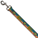 Dog Leash - WONDER WOMAN/Logo Americana Red/White/Blue/Yellow