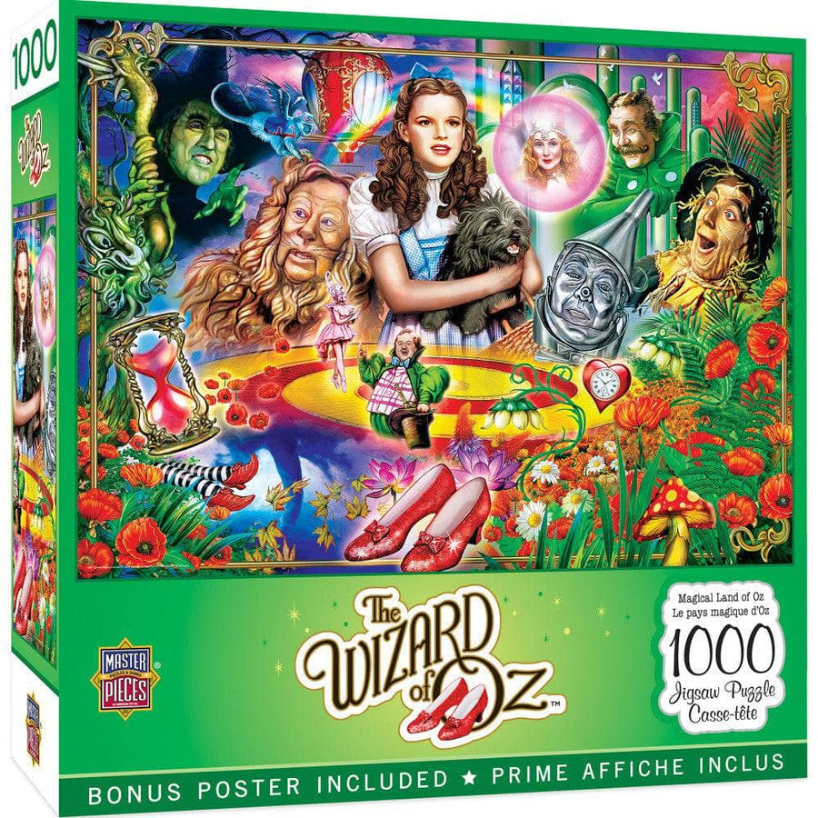 The Wizard of Oz - Magical Land of Oz 1000 Piece Jigsaw Puzzle
