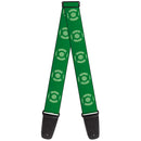 Guitar Strap - Green Lantern Logo Weathered Greens