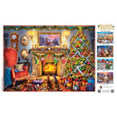 Season's Greetings - Festive Fireplace 1000 Piece Jigsaw Puzzle