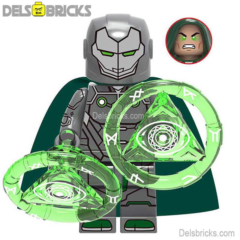 Dr Doom Infamous Ironman Suit lego Minifigures Custom Toys