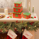Christmas Gift Basket – Three-Tier Tower of Holiday Chocolates, Caramels & Treats