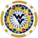 West Virginia Mountaineers 20 Piece Poker Chips