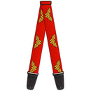 Guitar Strap - Wonder Woman Logo Red