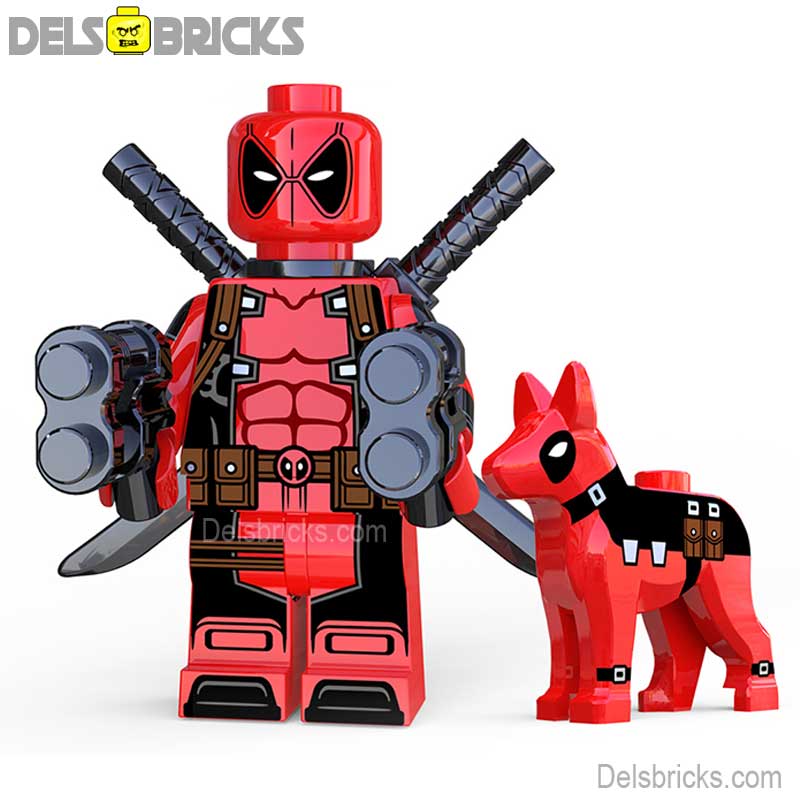 Deadpool & Dog Marvel MCU Lego Minifigures Custom Toys 1