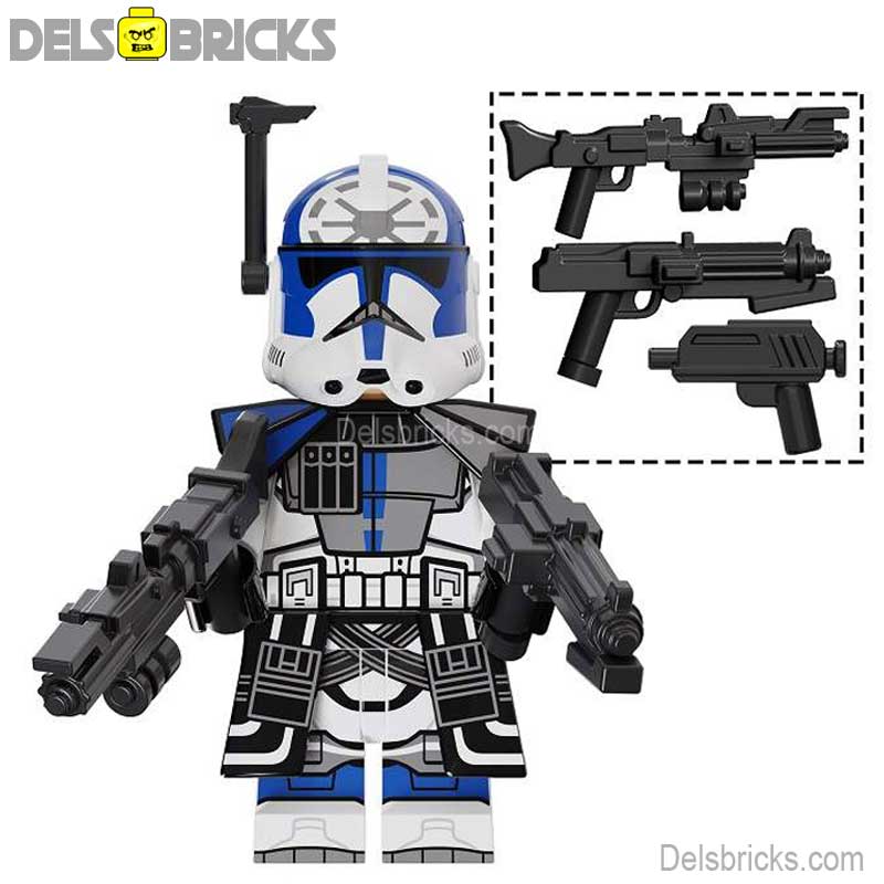 Jesse 501st Legion Clone trooper Phase 2 Lego Minifigures Custom Toys